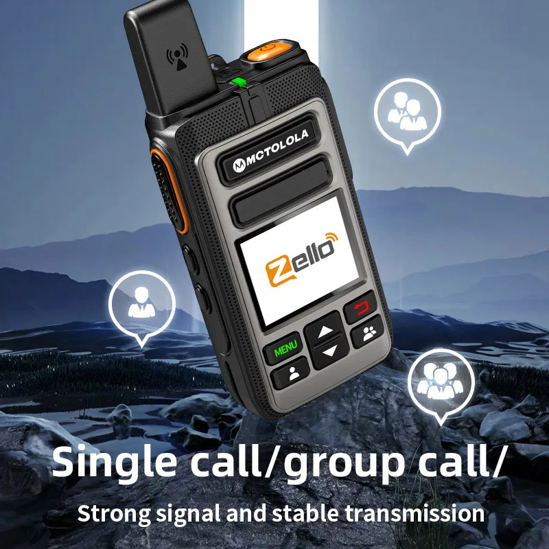 MOTOLOLA Zello poc drahtlose Fernbedienung Walkie Talkie Sim Handheld 4G 3G 2G Android Bluetooth Walkie Talkie Wifi GPS gl