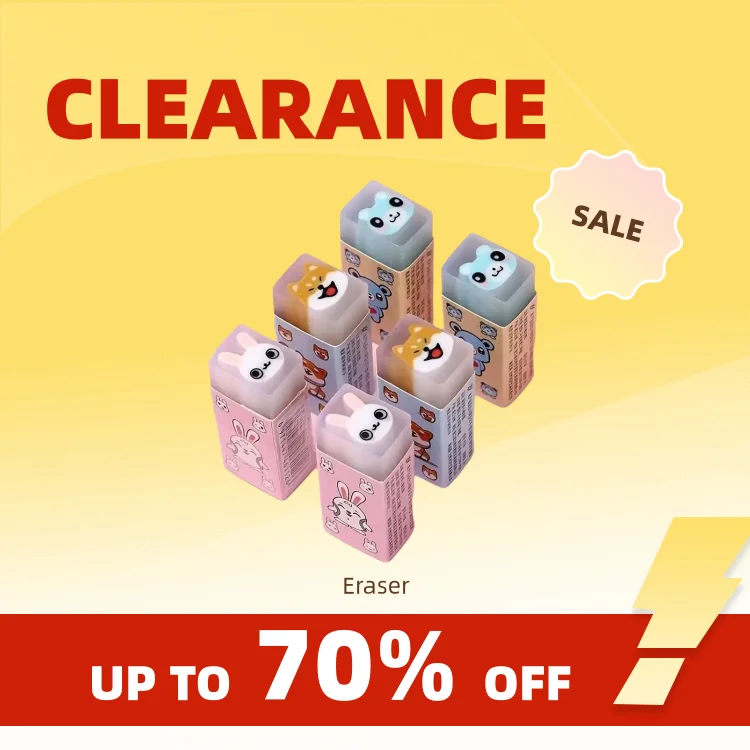 Clearance_3 pezzi/6 pezzi di gomma per animali carini, gomma gelatina creativa per cartoni animati con odore dolce, bel regalo per bambini e studenti_Continuo
