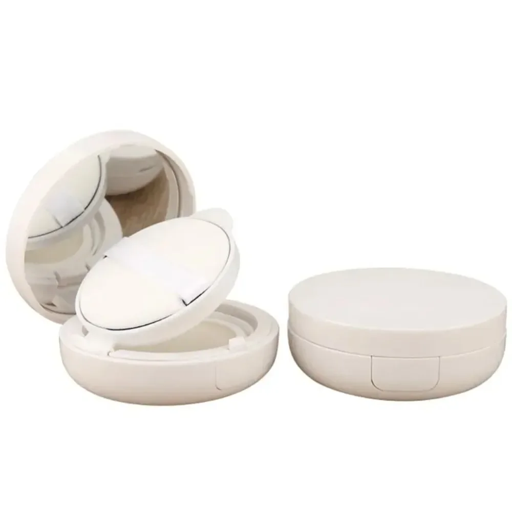 Contenitore per trucco cosmetico portatile con cuscino d'aria vuoto da 15 g/0,5 once con specchio in spugna per polvere per fondotinta BB Cream