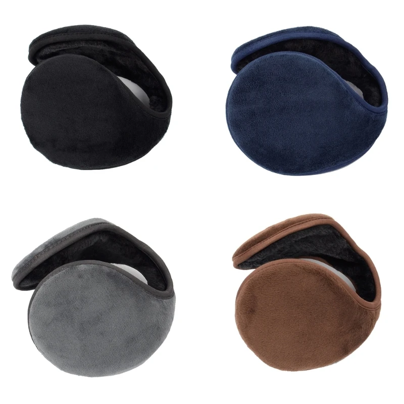 Orejeras cálidas invierno para mujeres y hombres, calentador orejas felpa cubierta para orejas con orejeras DXAA