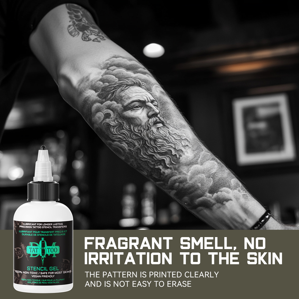 Pochoir de transfert de tatouage professionnel 30/120ML, Solution de transfert de tatouage en Gel, crème, ensemble d'encres de tatouage