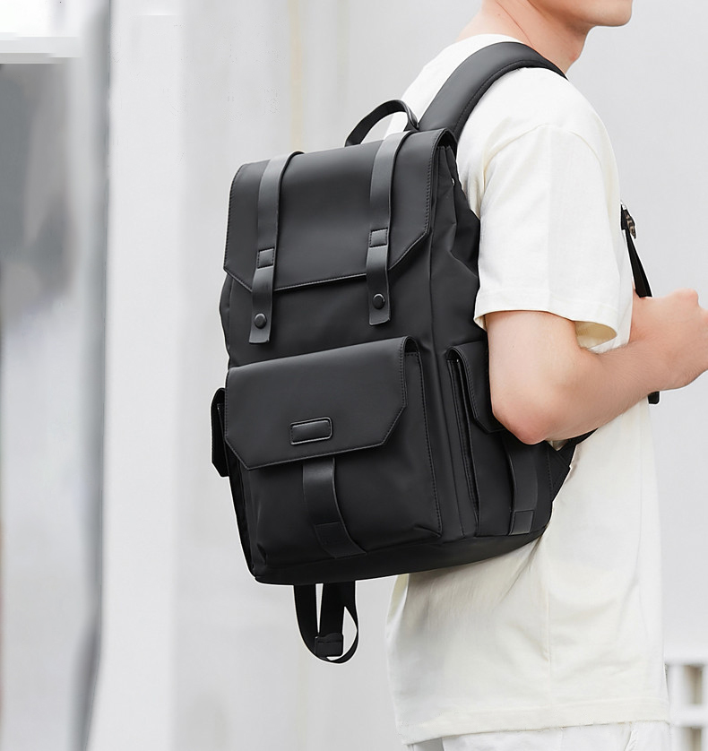 XOKY ラップトップバックパックビジネスバックパック男性旅行防水バックパック大容量バッグアウトドアバックパックファッションレジャーバッグ