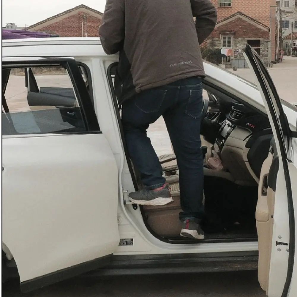 1pc 車のフットペダルアルミドアペダルユニバーサルミニ補助ペダルアッパールーフペダルペダルペダルカーアクセサリー