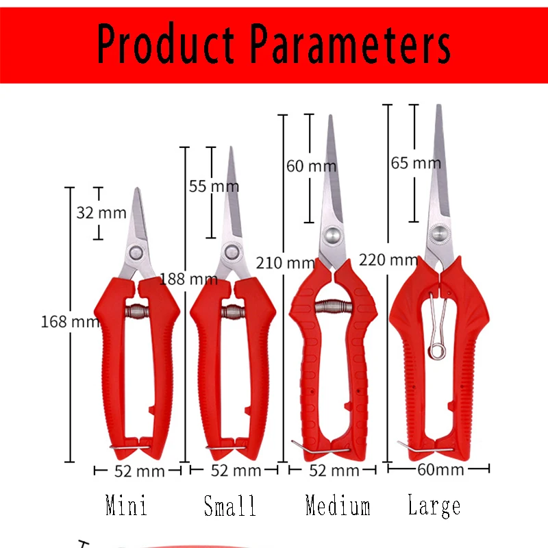 Gardening pruning shears fruit tree fruit picking bonsai pruning scissors tools