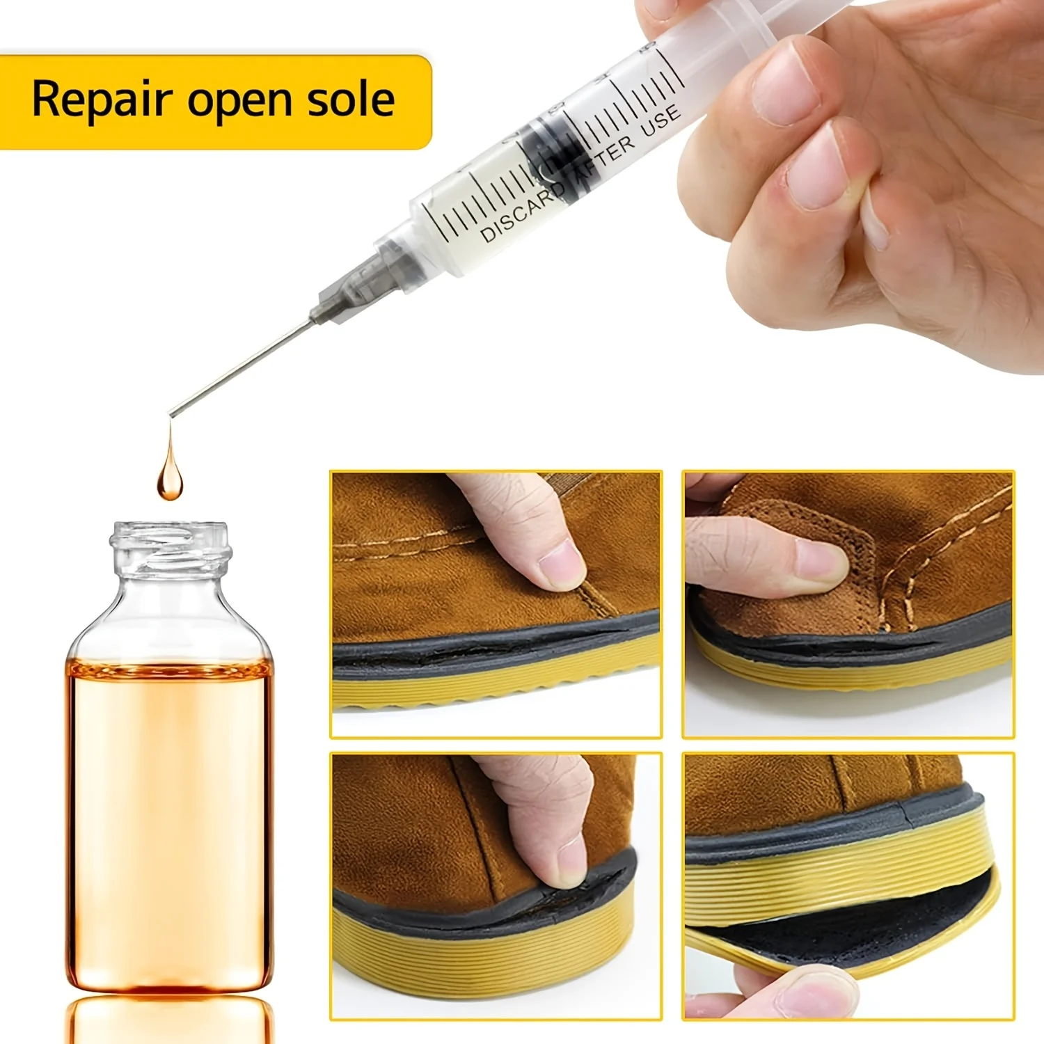 Seringa aplicadora de cola com agulha e tampa de ponta sem corte, para fabricação de líquidos, cola, tinta, perfume, brilho labial