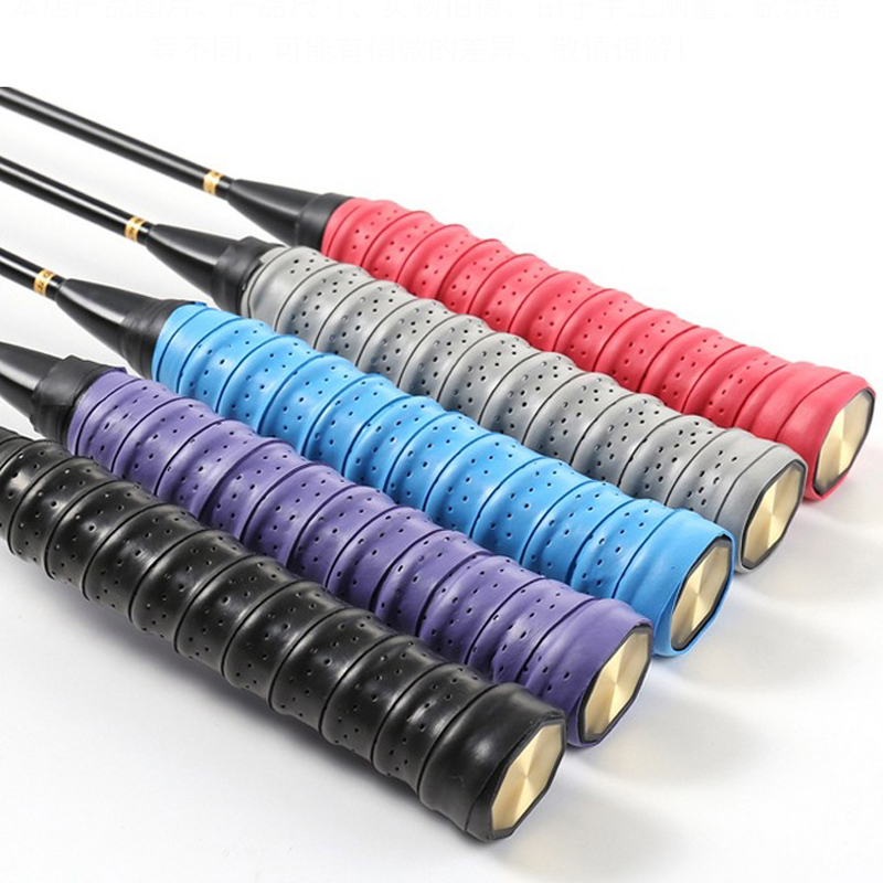 テニスやバドミントンラケット用の汗のない滑り止めグリップ、グリップを保護し、ゲームを改善します、1個