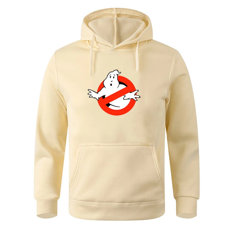 2024 Ghostbusters moda casual ropa deportiva cómoda impresa suelta top pulóver sudadera con capucha para hombres ropa de calle