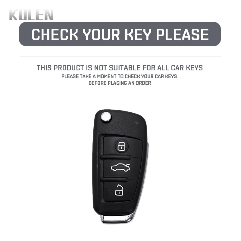Funda de TPU para llave de coche, accesorio a la moda para Audi A1, A3, 8P, 8L, A4, A5, B6, B7, A6, A7, C5, C6, 4F, Q3, Q5, Q7, Q8, TT, S3, S4, S6, RS