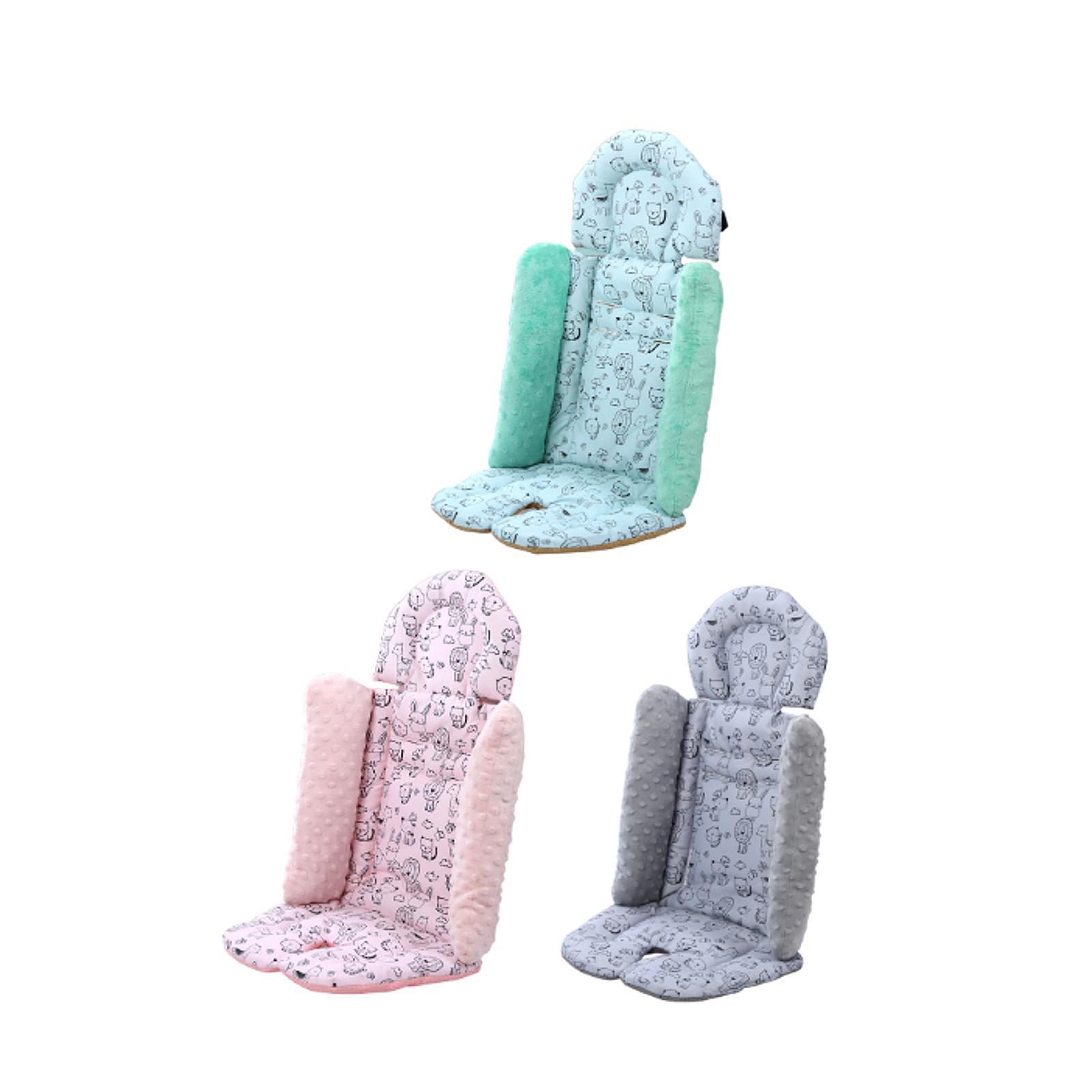 Подушка для детской коляски, толстая подкладка, дышащая, нескользящая, для стульчика, переноска для младенцев, подушка для коляски, подкладка для сиденья, матрас на тележке