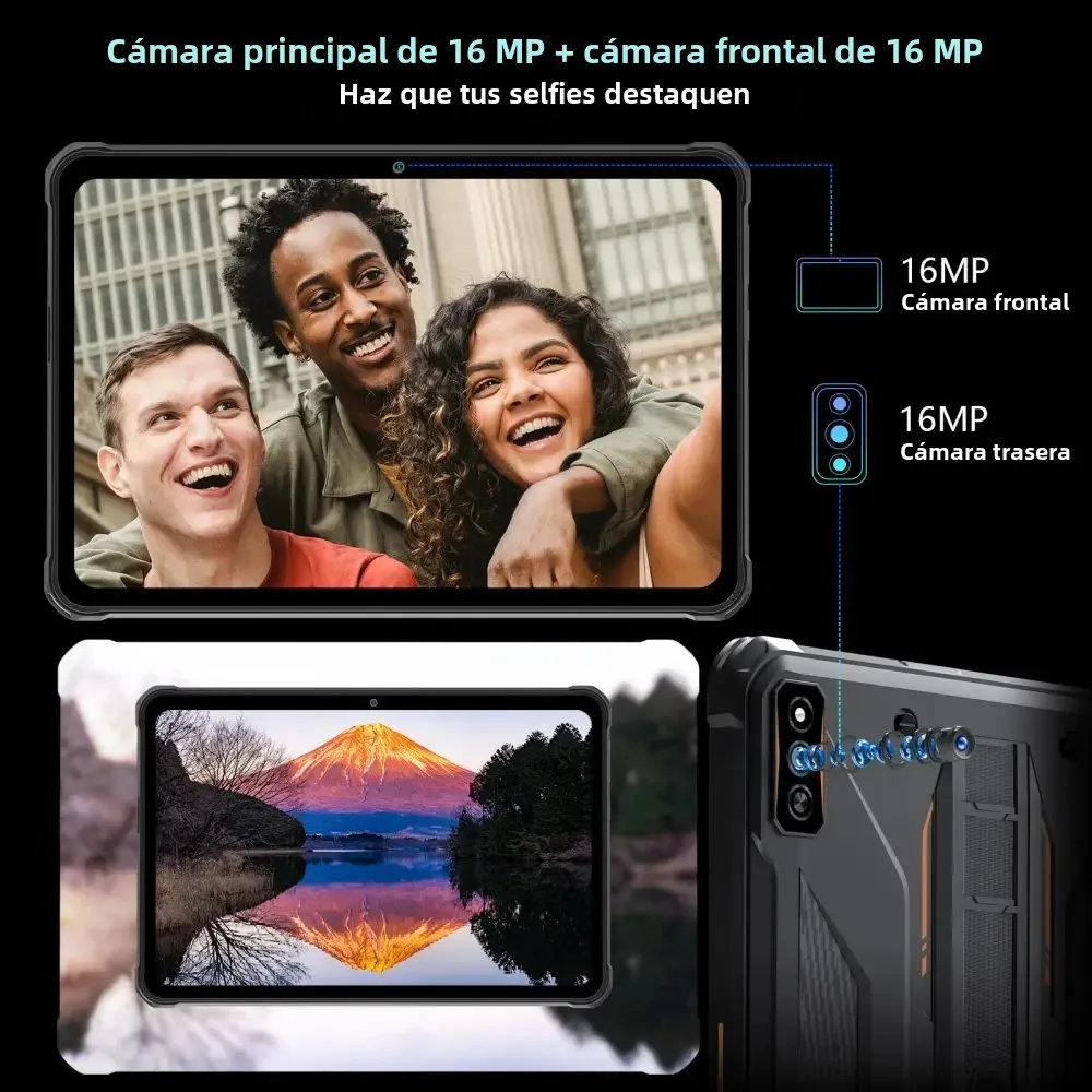 NUEVO mundo Premeire HOTWAV R7 tabletas resistentes Android 10,1 ''HD + 15600mAh 12GB(6 + 6) 256GB OTG modo guante de carga inversa Global