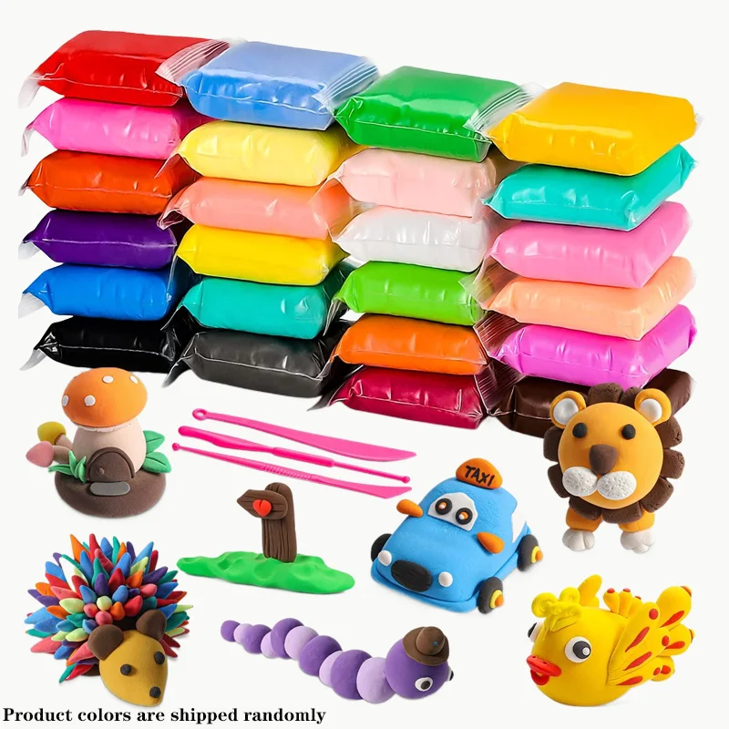 12/24/36 สีคริสต์มาสของขวัญ SUPER LIGHT Clay Space Clay Handmade DIY การสร้างแบบจําลอง Plasticine,เนื้อละเอียดอ่อน,น้ําหนักเบา
