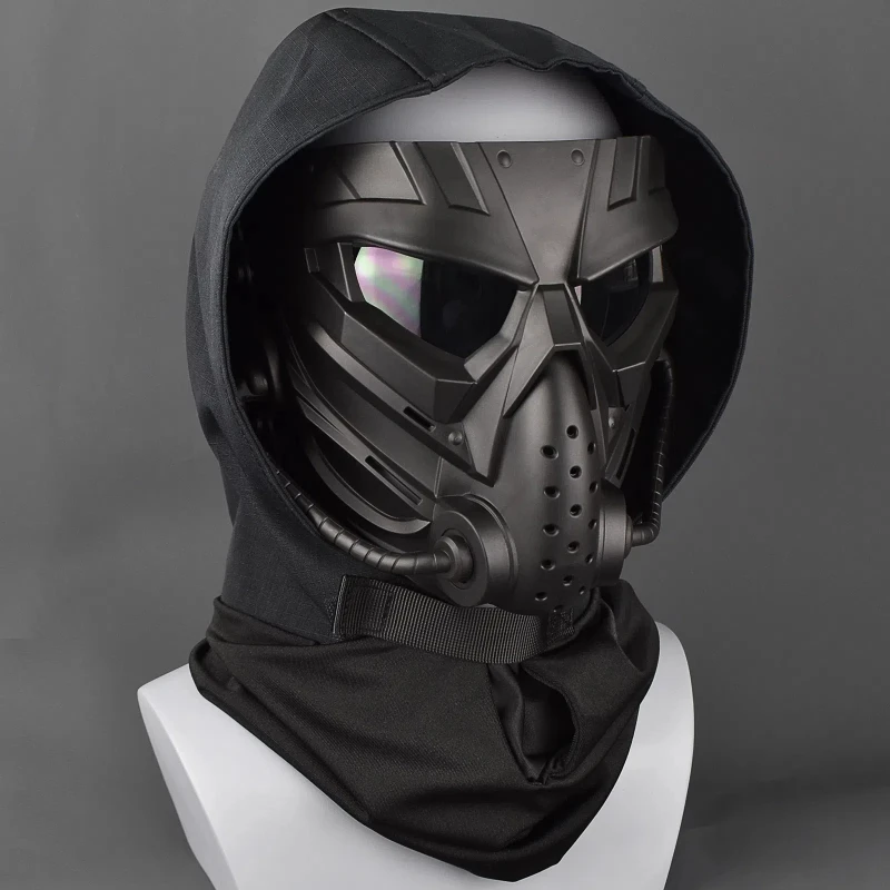 Zlangsports mascarilla táctica de Airsoft para ciclismo, máscara de cara completa con gafas antivaho, máscaras protectoras CS de caza Wargame