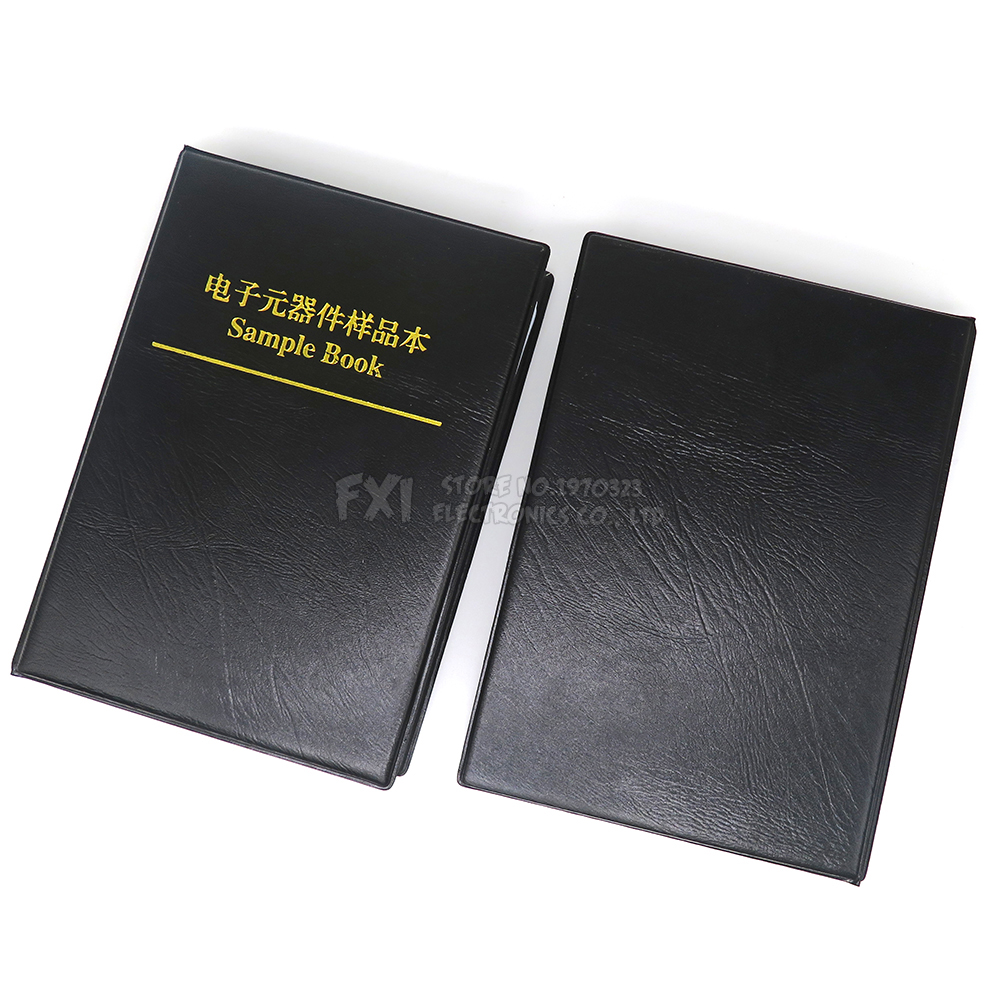 170 valores 4250 Uds 8500 Uds resistencia SMD 1% 0R ~ 10M 0201 0402 0603 0805 1206 libro de muestra resistencias surtido Kit resistencias