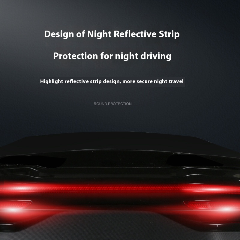 Motorcycle Tail Box Scooter Boots Trunk Cool ABS+PP Solid Case For Full Helmet Storage Organizer luggage Box Tail Box Back