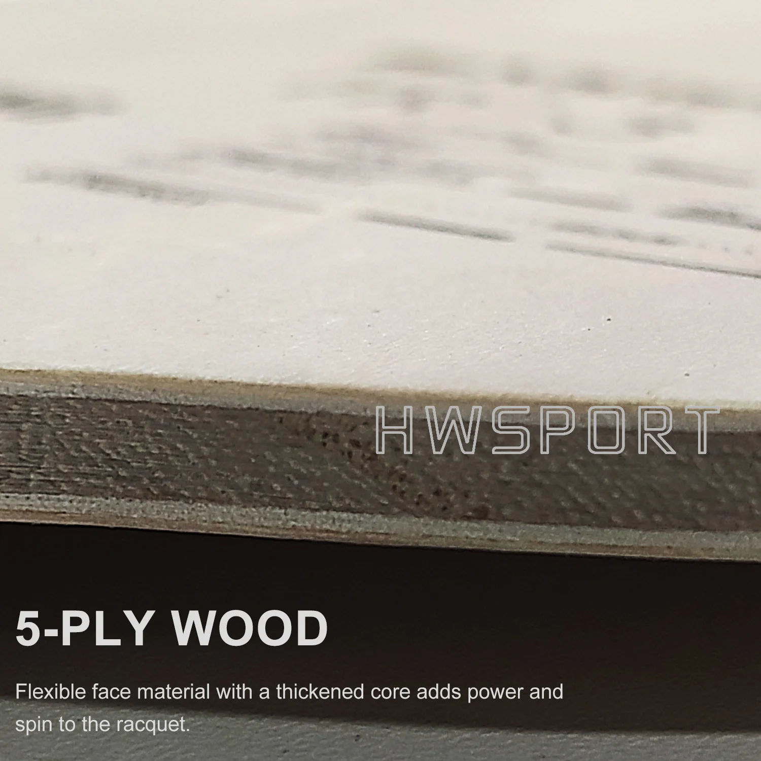 SANWEI TR-3 Table Tennis Blade Elastic 5-PLY Wood Offensive Ping Pong Blade with Good Control
