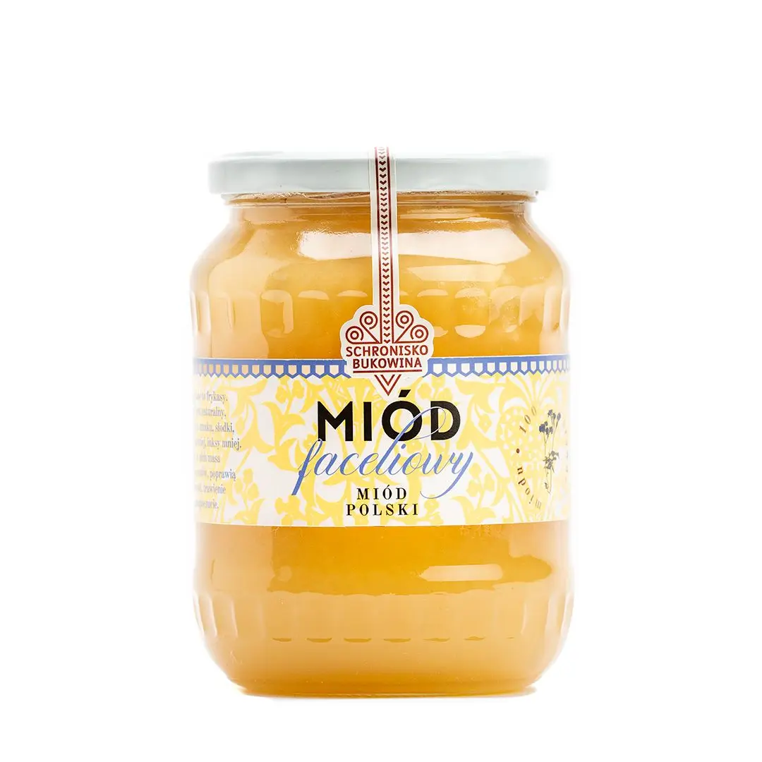 Miód faceliowy 710 ml/1kg -Schronisko Bukowina