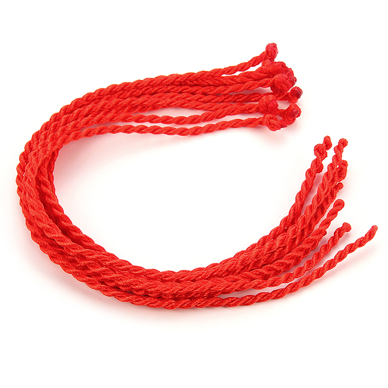 Liquidazione_50 pz 2mm Corda Rossa Intrecciata Linea Rossa Buona Fortuna/Corda/Corda Bracciale Donna Uomo Regalo Protezione Donna Uomo Gift_Conti