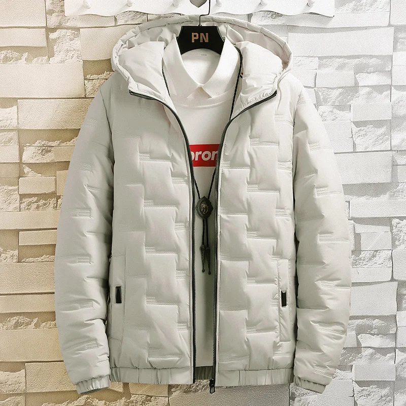2024 Casual Autumn Winter Jacket Men Bomber Jacket Thicken Men Fashion Clothing Streetwear Cotton Padded Jacket Slim Fit Coat
