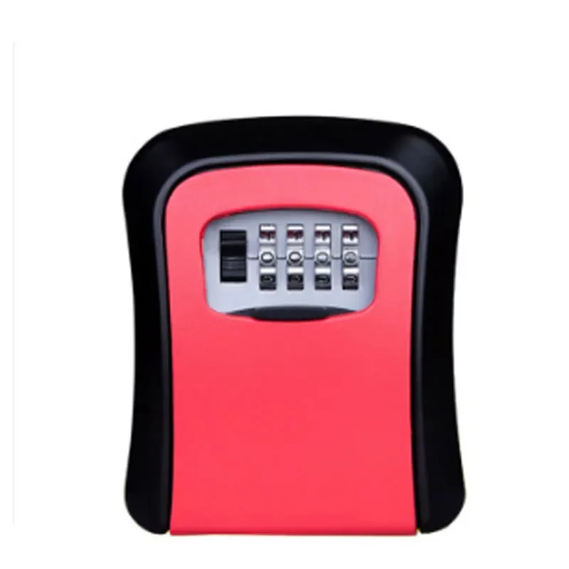 Weatherproof ติดผนังกุญแจปลอดภัยรหัสผ่านกล่องกุญแจกล่องล็อคกุญแจ No4 COMBINATION Key Storage LOCK กล่องในร่มและกลางแจ้ง