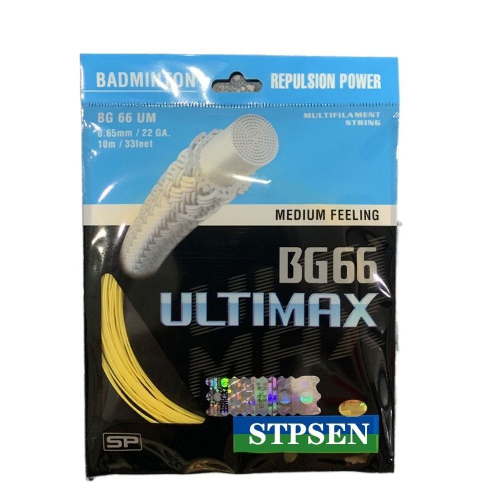 Badminton Racket String Tool, Cor Aleatória, Fio De Raquete, Diâmetro 7mm, 10m, Alta Qualidade, BG65, BG65Ti Cordas De Raquete