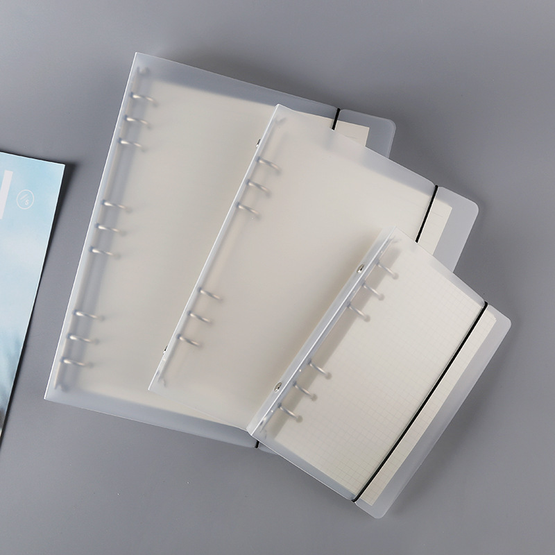Diário 2024 a7 a6 a5 transparente folha solta pasta caderno núcleo interno capa nota livro diário planejador material de papelaria de escritório