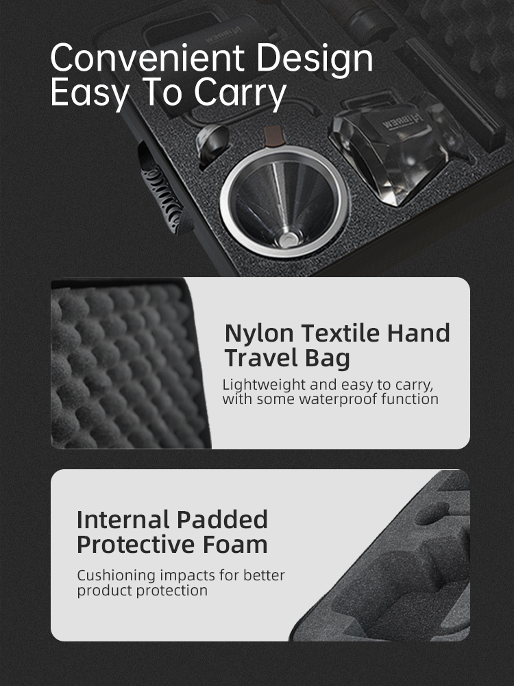 HiBREW Кофейные чайники Ручная кофемолка Кофеварка Набор из 8 предметов