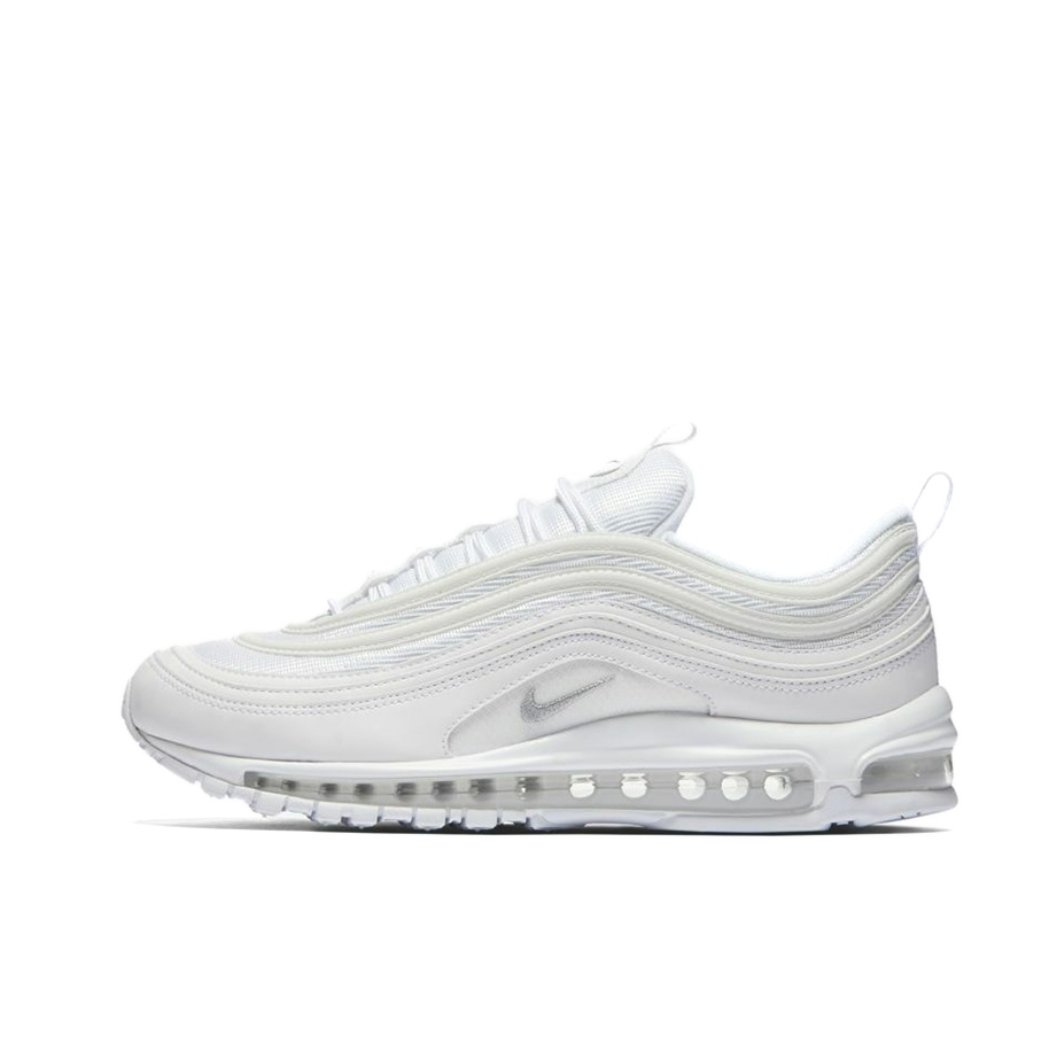 Nike-zapatillas Nike Air Max 97 Low originales para correr, informales, transpirables, cómodas, con amortiguación, color blanco