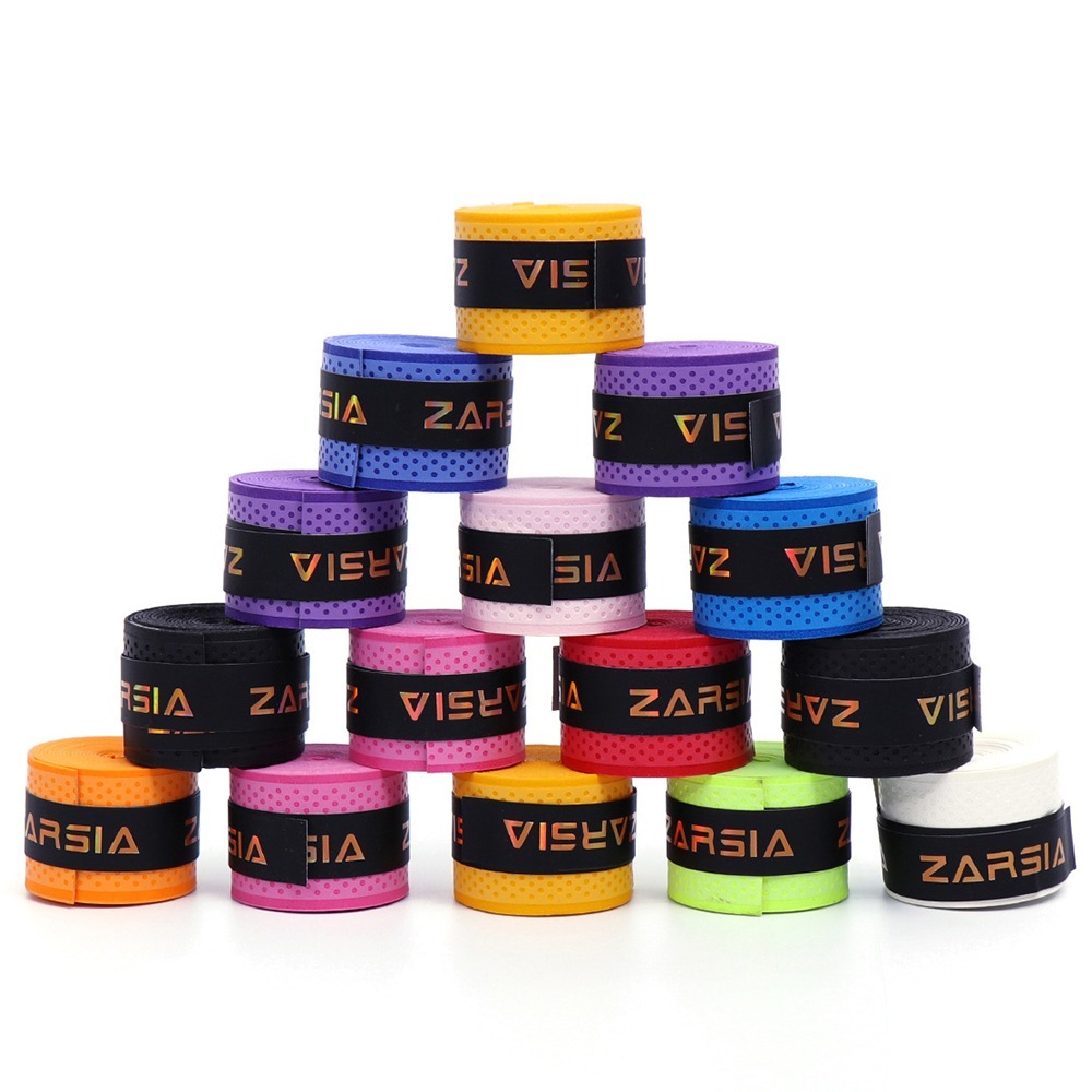 Overgrip ดูดซับเหงื่อแร็กเกตชายหาดไม้เทนนิสแพ็คเก็ตไม้เทนนิสไม้แบดมินตันเทปกันลื่น