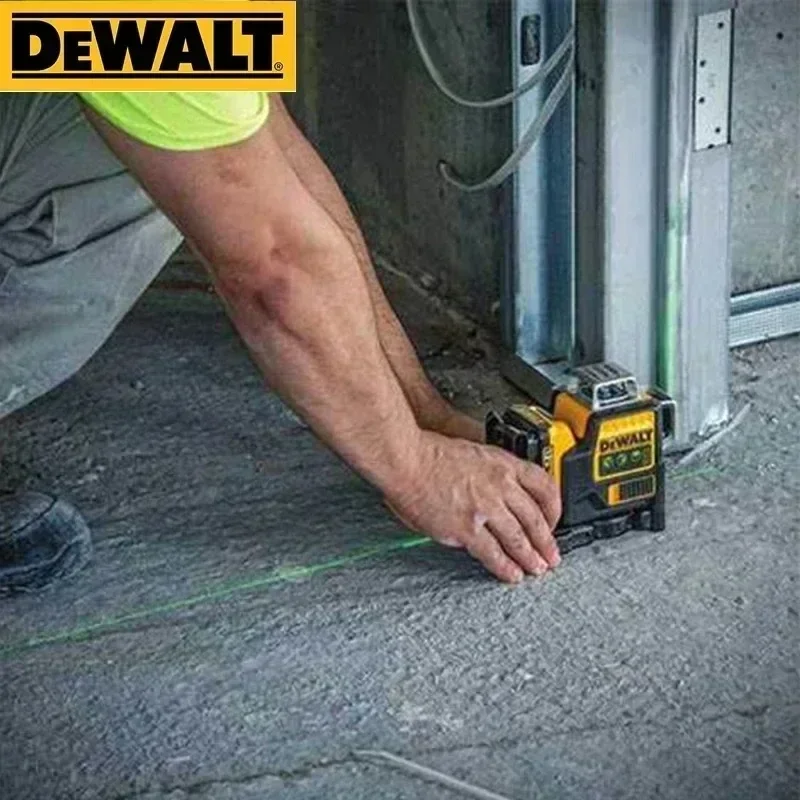 Dewalt DW089LG 12 Lines Laser Level 3 Sides*360 Degree Vertical Horizontal Green Light Level Meter Outdoor  laser level tripod