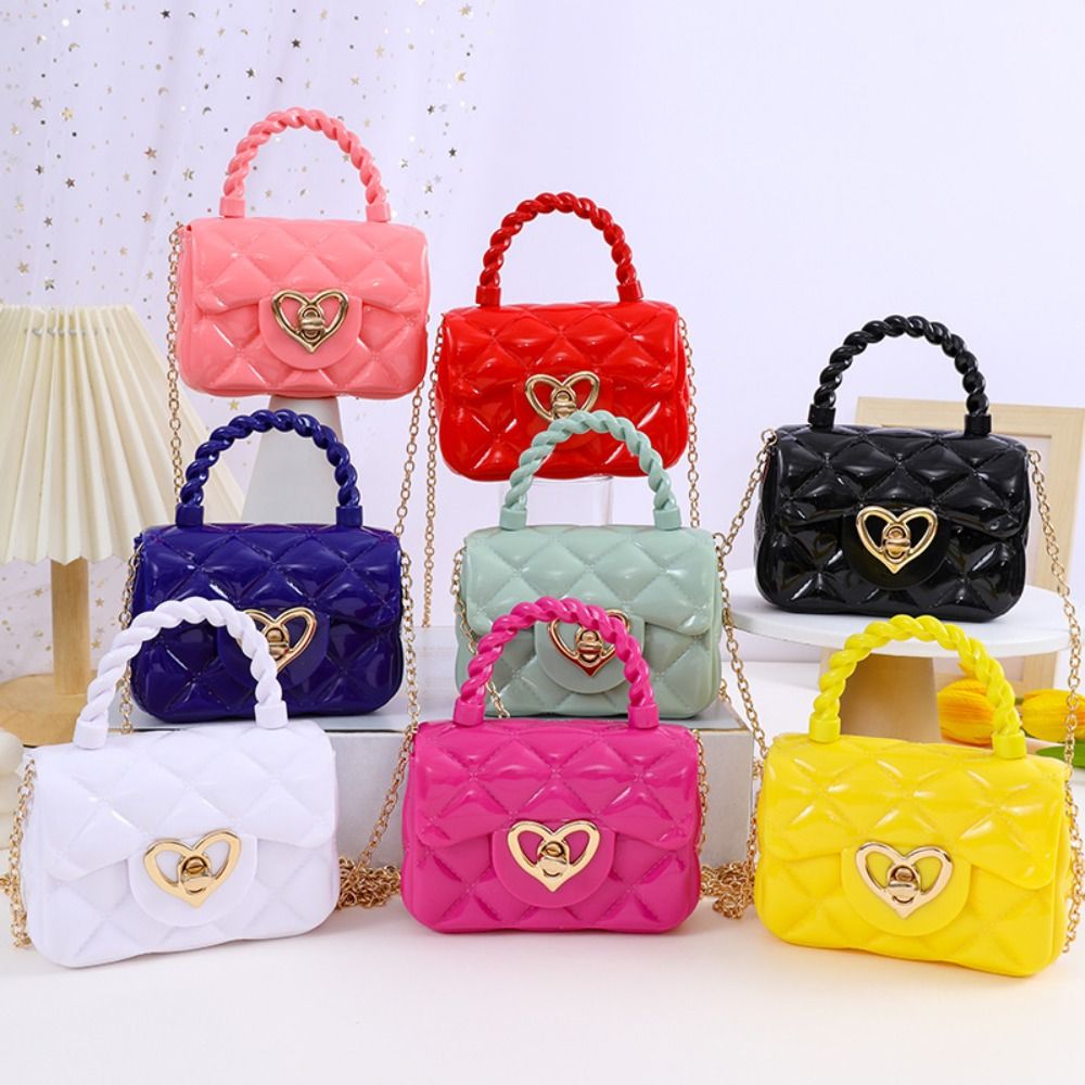 Nieuwe Hart Patroon Mini Schoudertassen PU Kleine Satchel Vrouwen Meisjes Munt Portefeuilles Portemonnee Duurzame Handtassen Streetwear Accessoire
