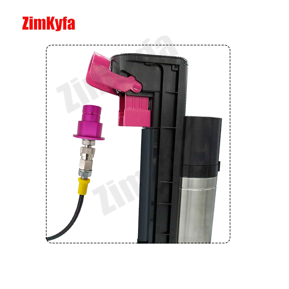 Soda Water Stream Quick Connect Adapter For Sodastream Terra Art DUO Pink Machine Club To External CO2 Tank W/ 8mm Quick Plug