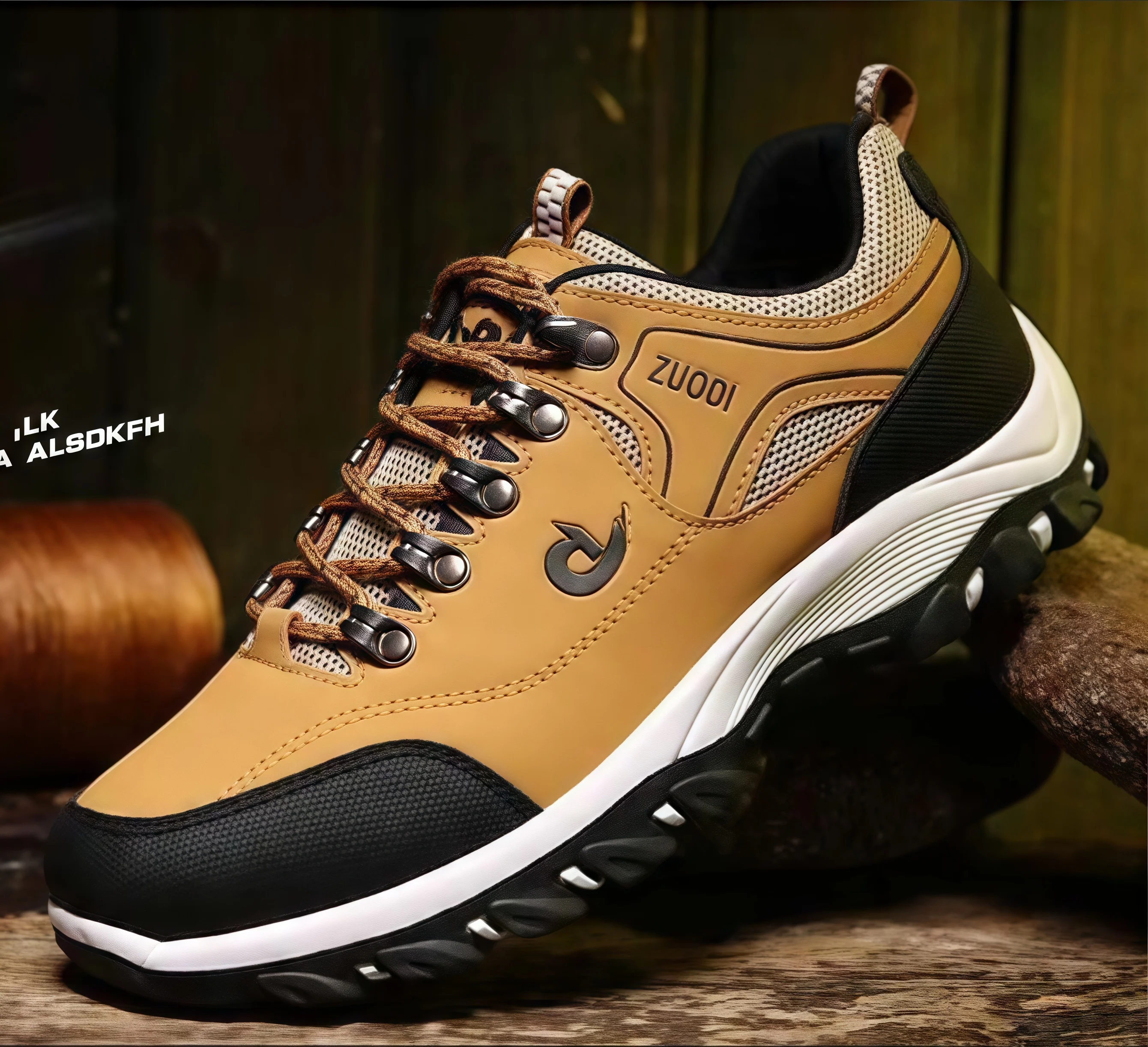Modelli autunnali e invernali, scarpe da trekking impermeabili da uomo, scarpe sportive da esterno in pelle PU, resistenti all'usura, passeggiate, tattiche
