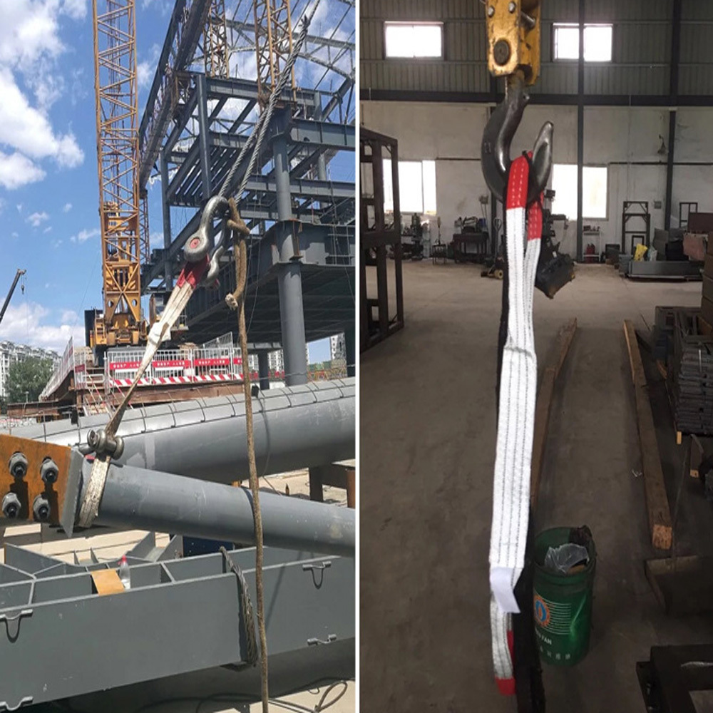 Lifting Belt Sling Crane Hoisting Industrial Hoisting Flat Belt Wear Resistant Trailer Rope 1Tx3M 2Tx2M 2Tx3M 2Tx4M 3Tx2M 3Tx3M