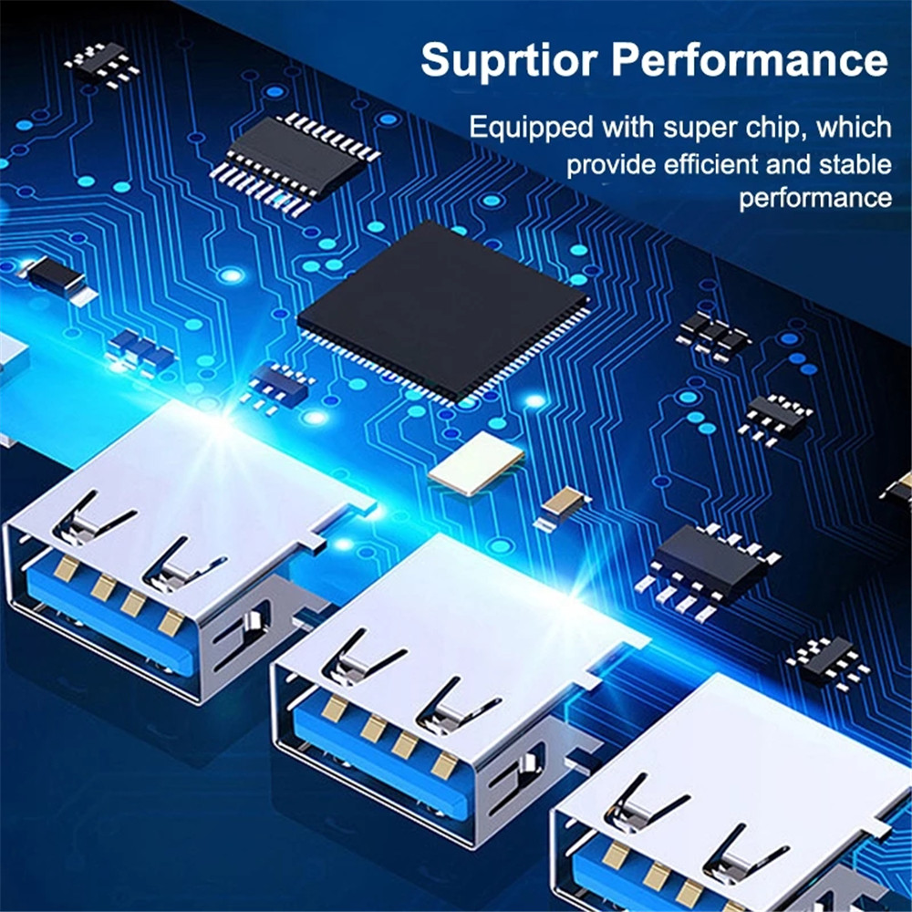 USB 3.0 Hub USB Hub Dock Type C 3.1 4-портовый мульти-сплиттер-адаптер OTG для Xiaomi Huawei Lenovo Macbook Pro USB 3.0 2.0 Порты