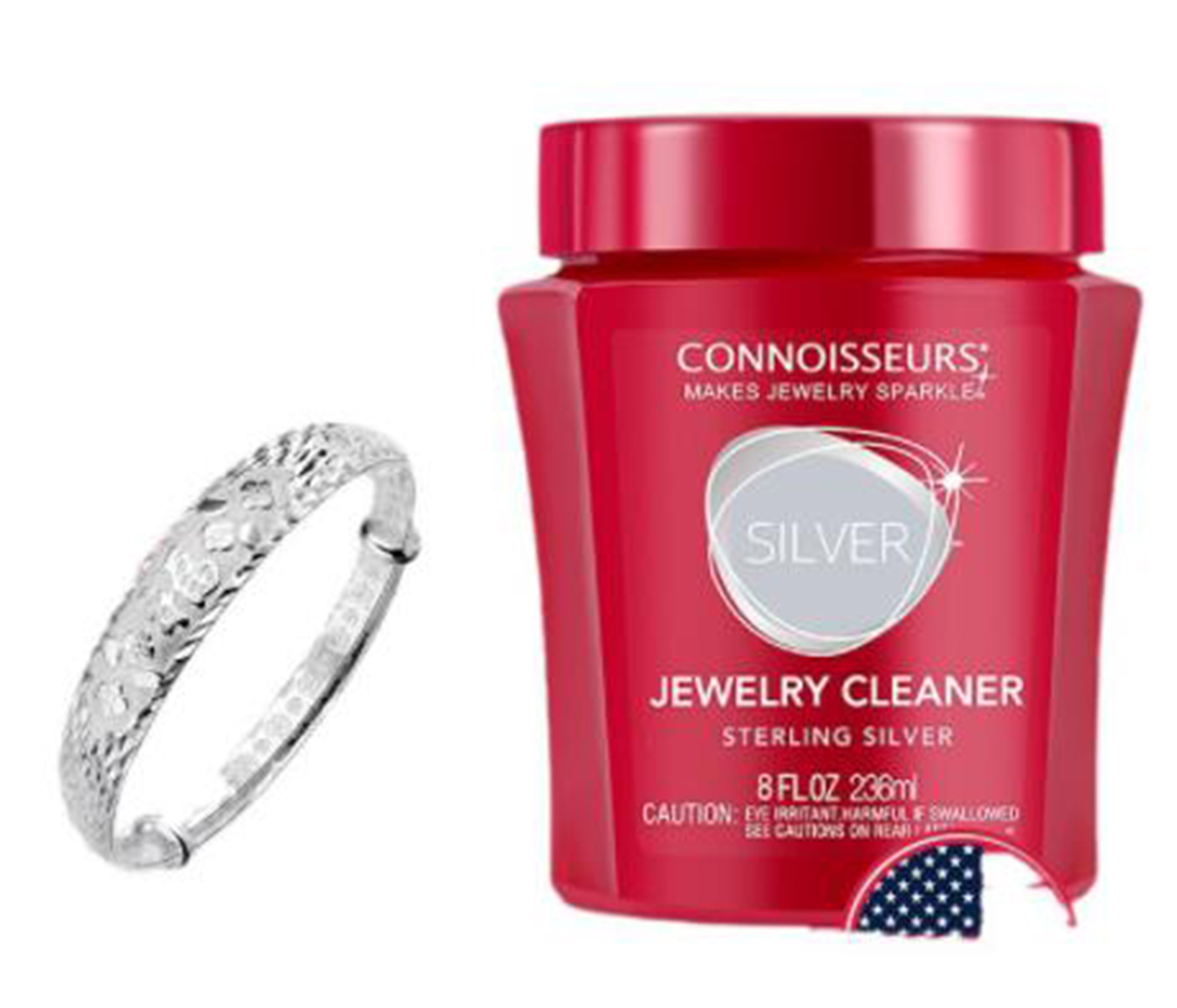 Connoisseurs น้ํายาทําความสะอาดเครื่องประดับ Siliver/Gold Lustering Liquid Cleaning Silver/Gold