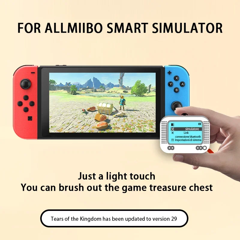 Para Amiibo Pixl emulador simulador NFC emulador de repuesto Compatible con Bluetooth emulador de juego para Switch NS accesorio de juego