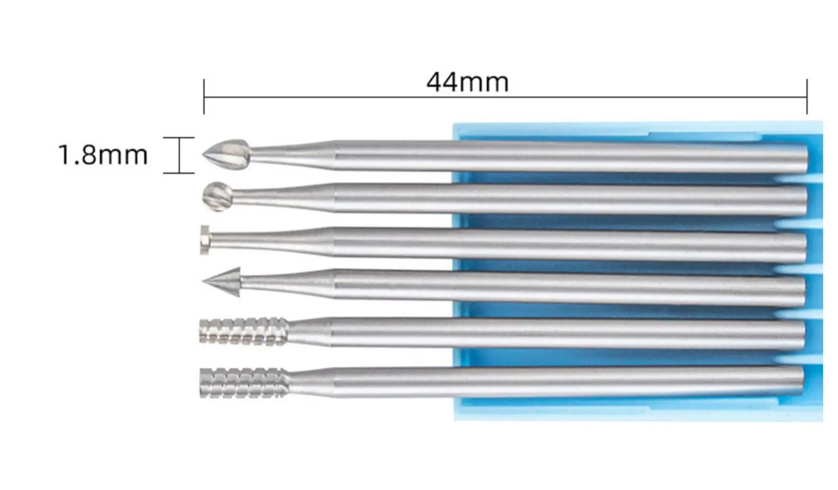6 ชิ้น/เซ็ต 2.35 จับเหล็กทังสเตนแกะสลักเครื่องตัดไฟฟ้า Hollow ใหม่ 204 Threading Machine Olive Core แกะสลักตัด 0.7-2.3 มม.