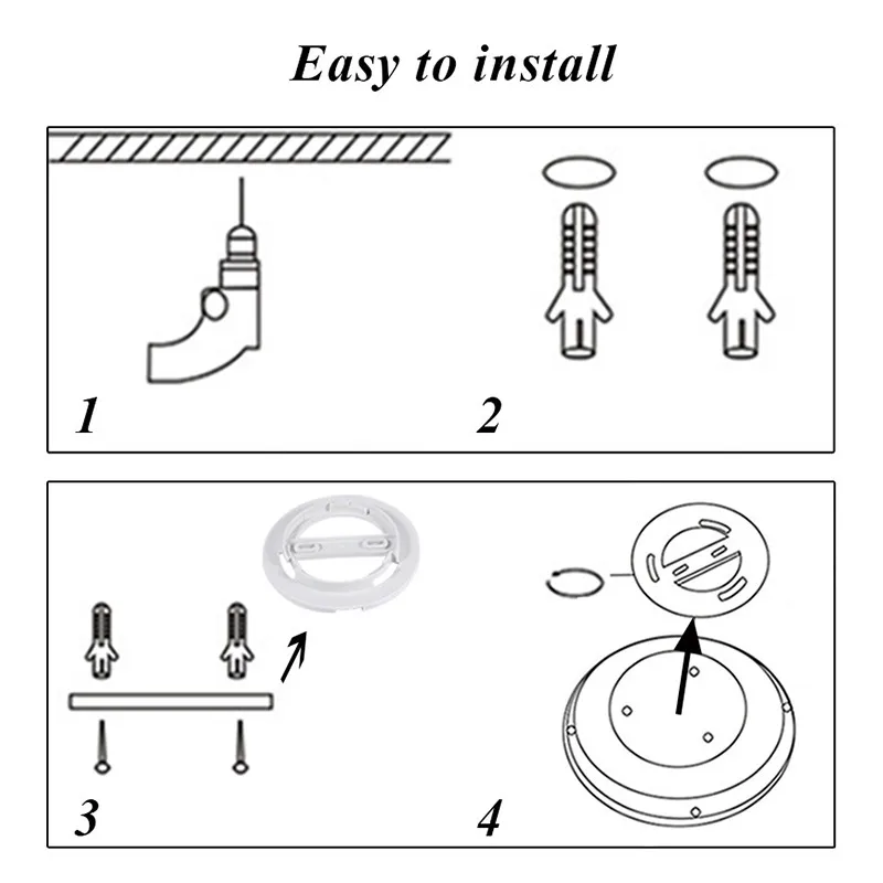 Lampada da soffitto a LED Super Power-Saving 18W-40W interni Lustre camera da letto Garage bagno elettrodomestico luci apparecchio lampadario a Led