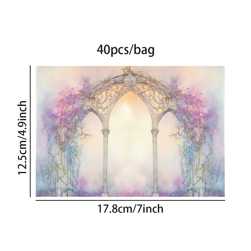 Mr.paper 40pcs/pack Magical Story Material Paper for Scrapbooking