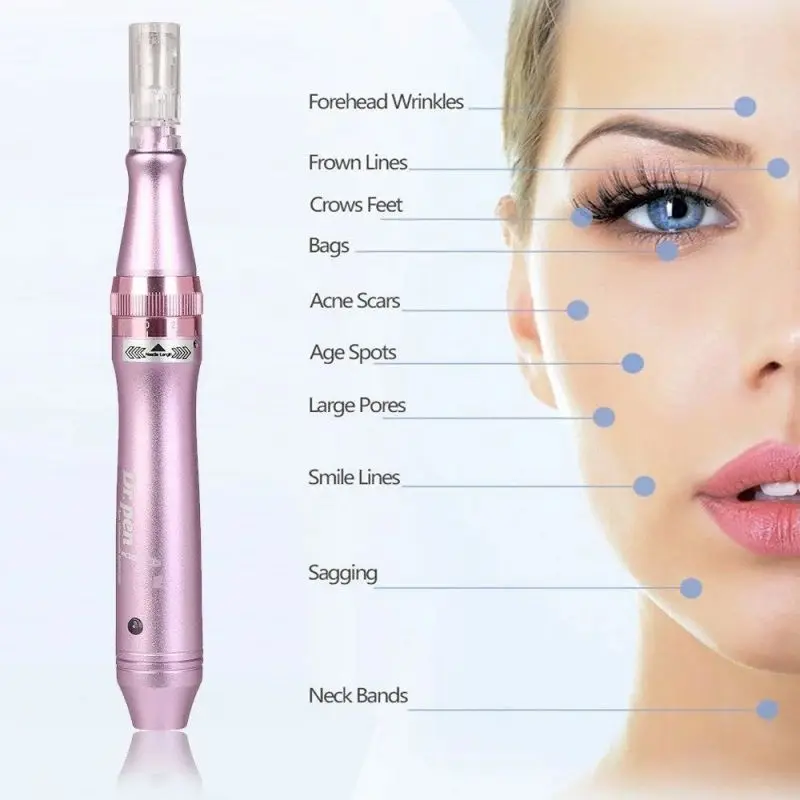 Có Dây Dr Bút M7 Ultima Dermapen Micro Chuyên Nghiệp Bút Kim Mesotherapy Tự Động Micro Kim Derma Hệ Thống Trị Liệu Với Hộp Mực