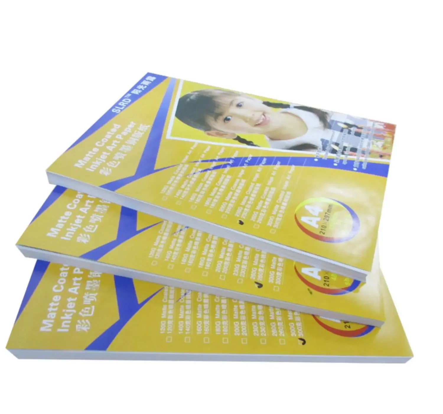 50 High-Quality A4 A3 A3+ Double-Sided High-Gloss Photo Paper Inkjet Printing High-Gloss Coated Paper Ink Quick-Drying And Tidy
