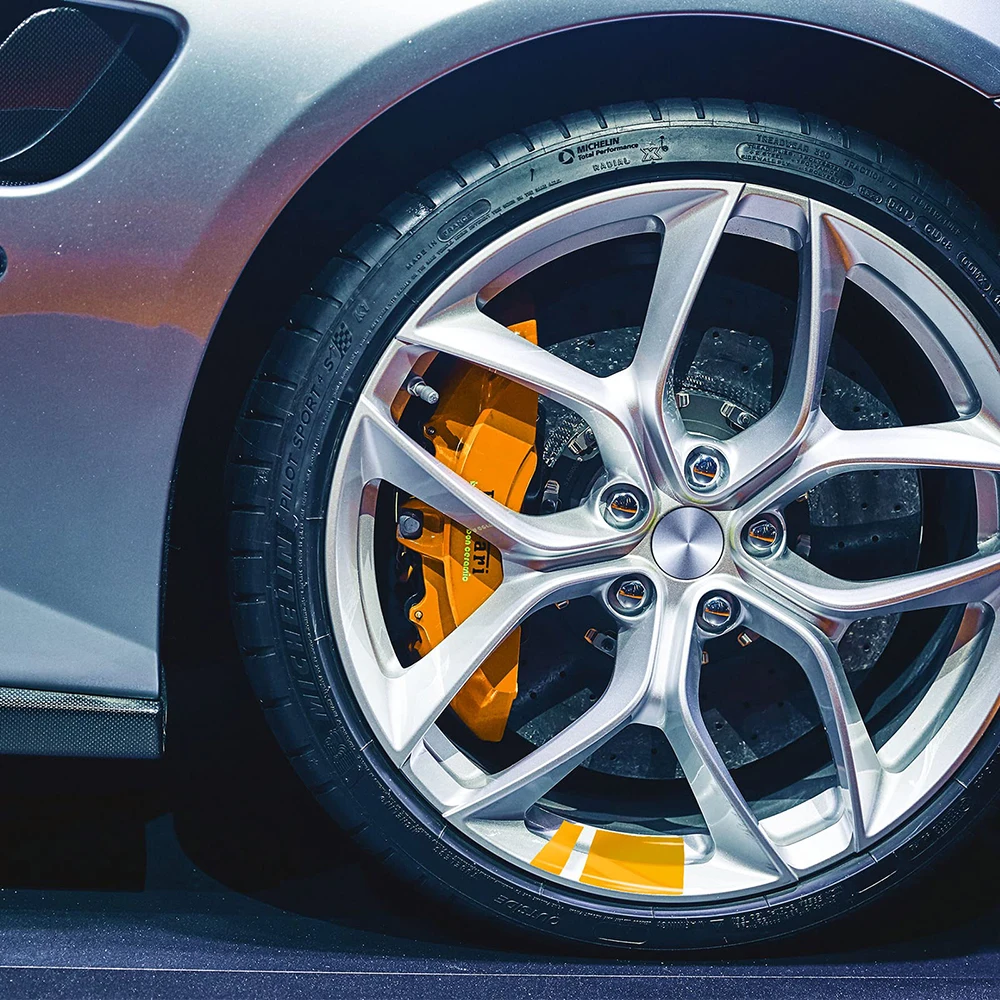 Adesivos refletivos para roda de carro, adesivo de aviso de segurança, refletor, película protetora para caminhões, motocicletas