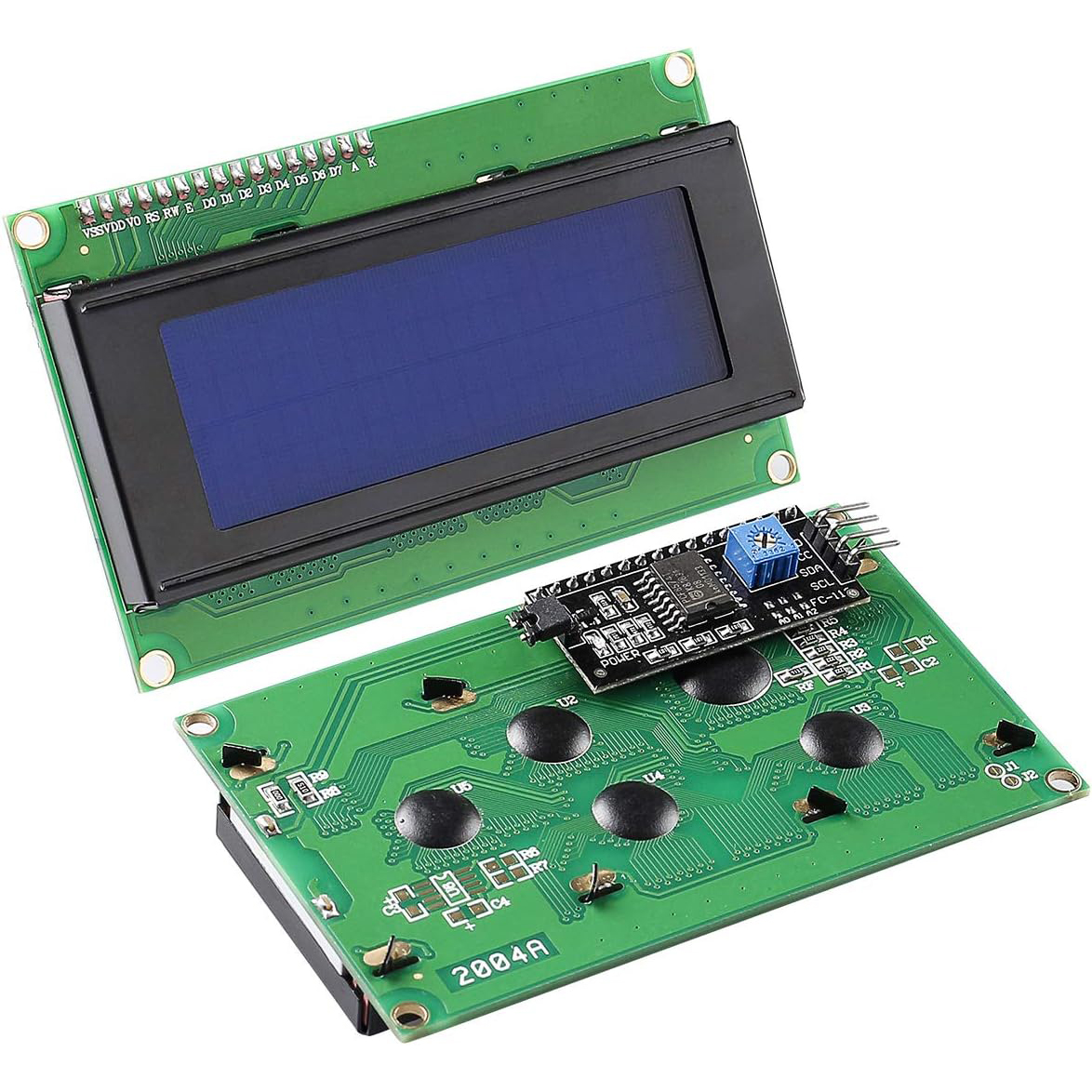 Moduł wyświetlacza LCD 20x4 2004 z adapterem interfejsu szeregowego IIC/I2C IIC I2C TWI Serial 2004 Moduł LCD 20x4 Shield dla Arduino R3