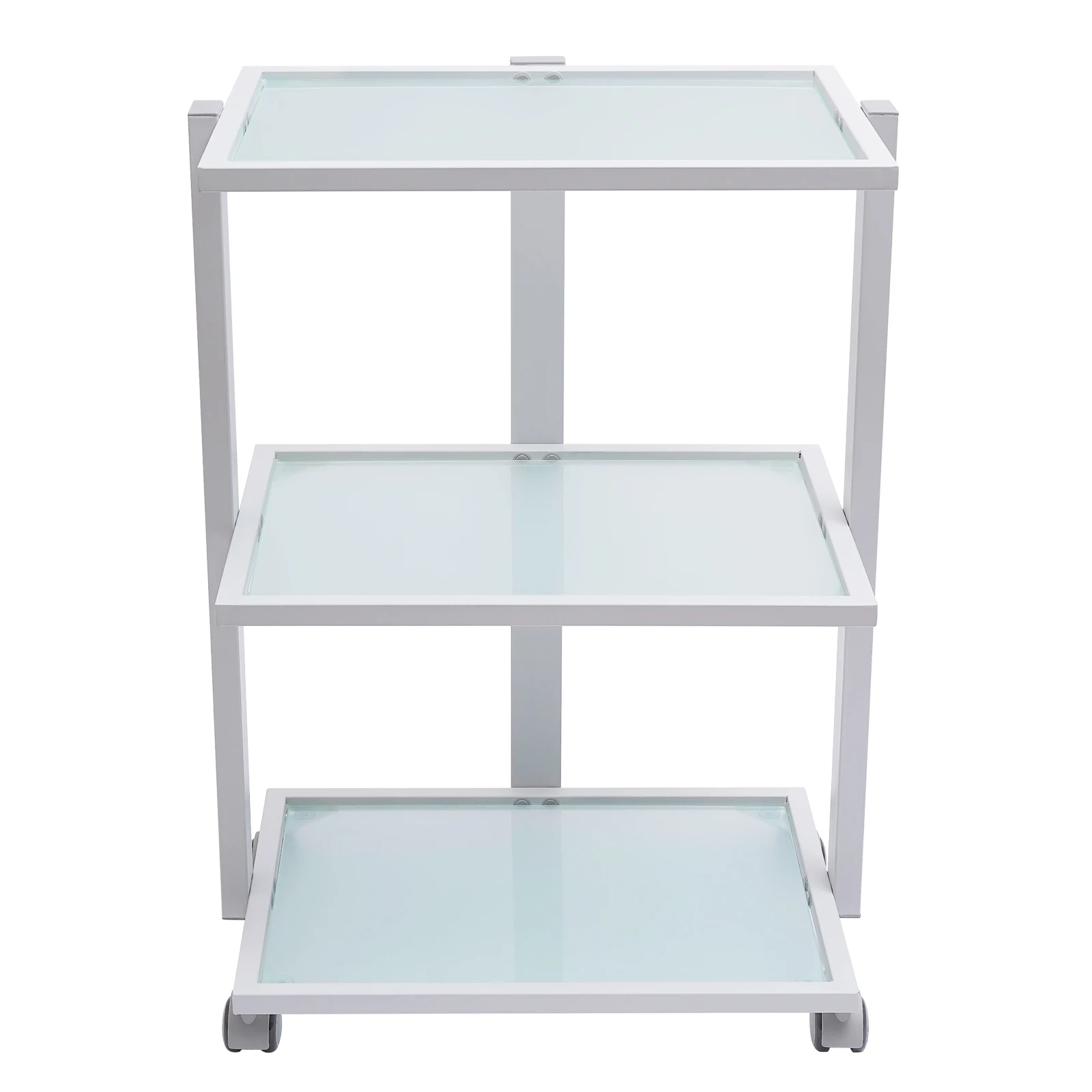 Salon Trolley Rolling Cart Beauty Tray Treatment Instruments Machine Organizer on Wheels 3 Tiers