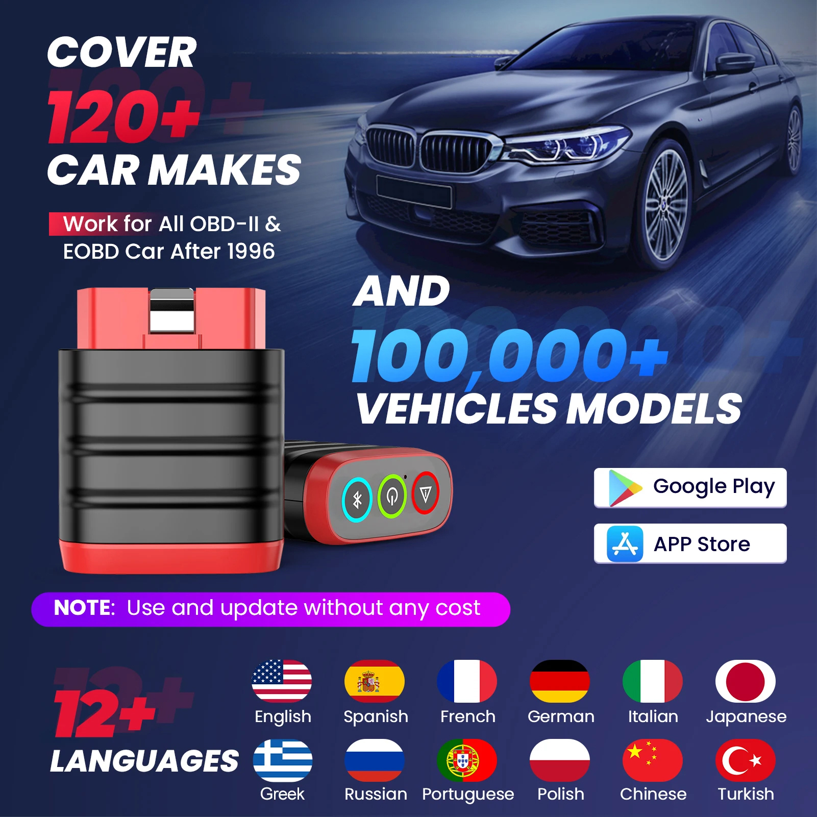 THINKCAR THINKDIAG MINI Auto OBD2 Scanner Full Systems Diagnostics All Car Lifetime Free Automotive Diagnosis Scan Tools