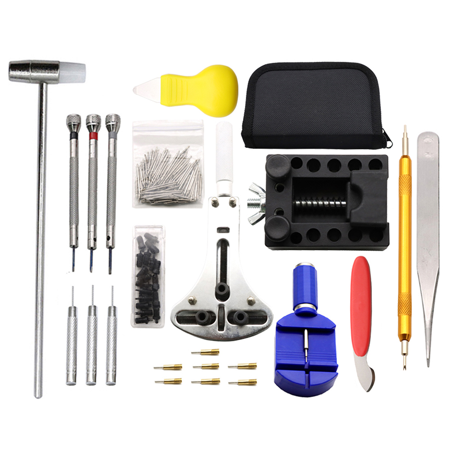 Repair watch kit, open watch back cover, remove watch strap, 108 ear pins