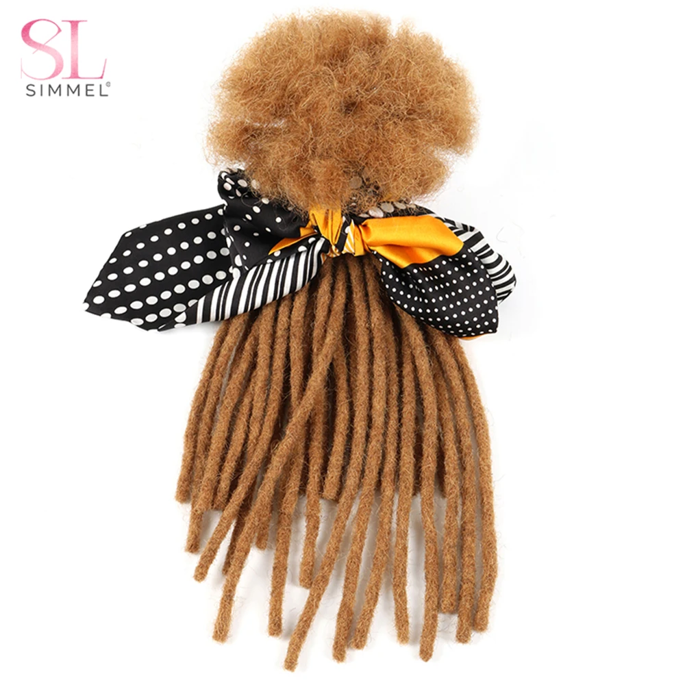Extensões de Dreadlocks Cabelo Humano # 27 cores 0,4 0,6 cm feito à mão crochê trança extensões loc dread extensão dreadlocks 6-24 polegadas