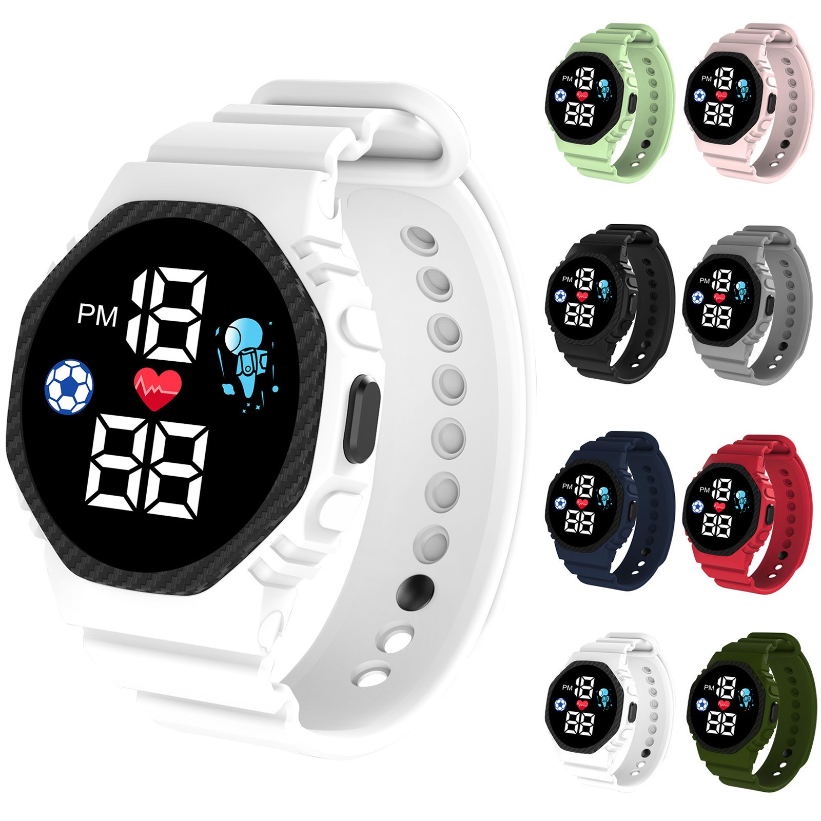Reloj deportivo Digital Led para niños, pulsera electrónica a la moda para estudiantes, novedad de 2023