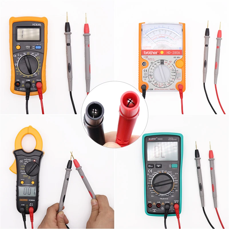 Đồng Hồ Đo Vạn Năng Thử Dẫn Cáp Đa Năng AC DC 1000V 20A 10A CAT III Đo Đầu Dò Bút Cho Nhiều Đồng Hồ máy Kiểm Tra Dây Đầu