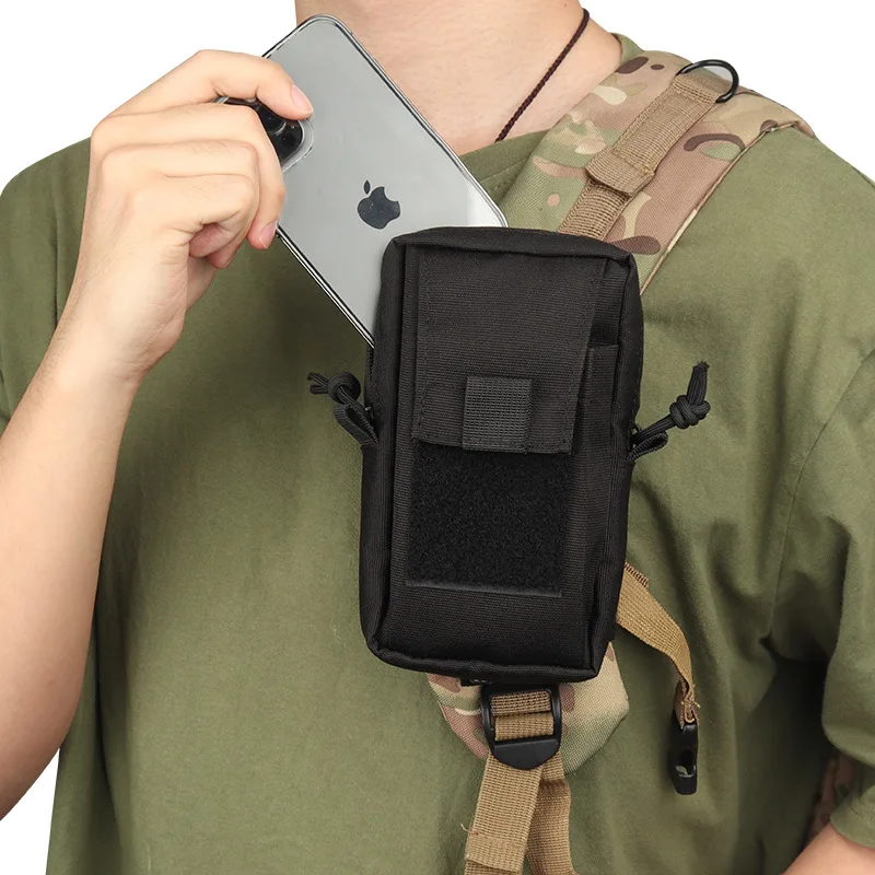 Molle 戦術的なウエストバッグ屋外緊急 edc ポーチ電話パックスポーツクライミングランニングアクセサリーツール狩猟バッグ